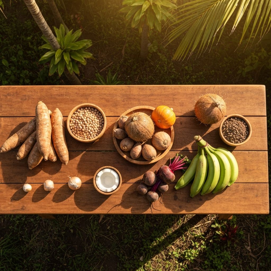 Ingredientes ecosostenibles del Caribe